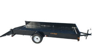 Solid Side Trailers Down.