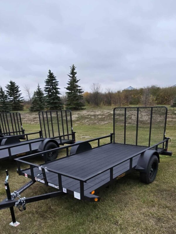 6' x 12' Angle Iron Side w 3500 lbs. Axle.