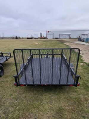 7' x 12' Ramp Side Utility w 3500 lbs. Axle Trailer.