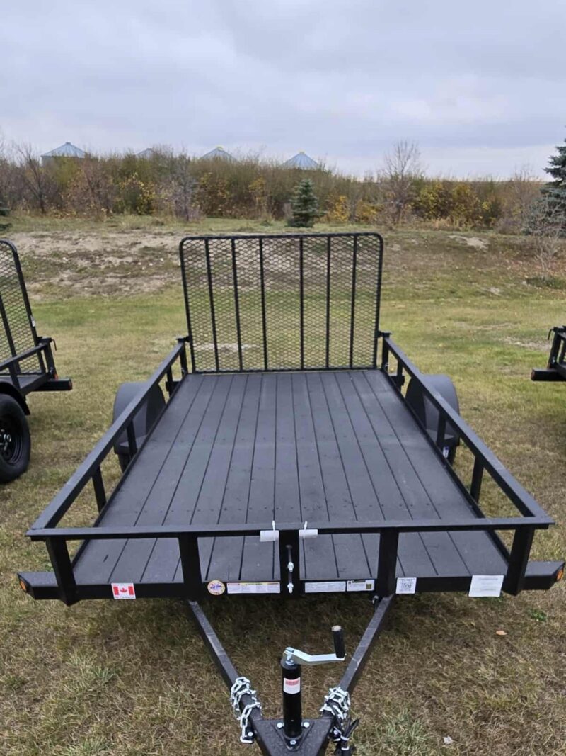 6.5' x 12' Angle Iron Side w 3500 lbs. Axle.