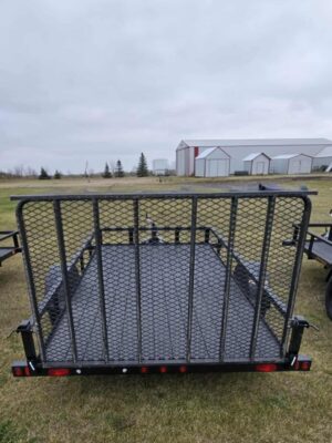 6.5' x 12' Angle Iron Side w 3500 lbs. Axle.