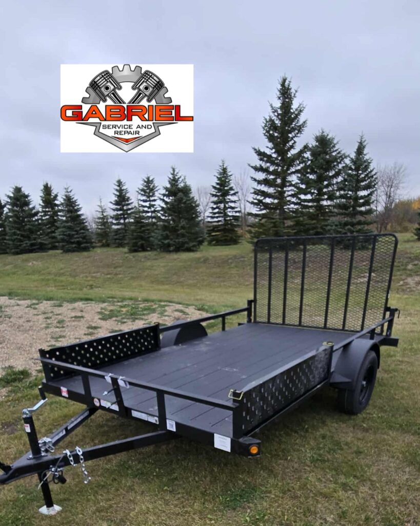 7' x 12' Ramp Side Utility w 3500 lbs. Axle.