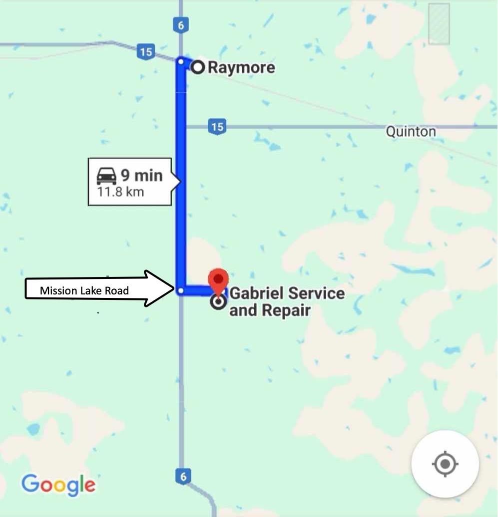 Directions to Mission Lake Road and Gabriel Service and Repair