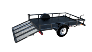 Angle Iron Side Trailer Gate Down.