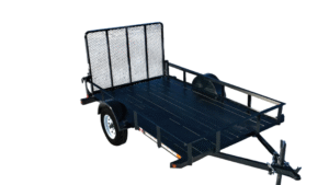 Angle Iron Side Trailer Gate Up.