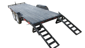 Flip Up Ramps Trailers.