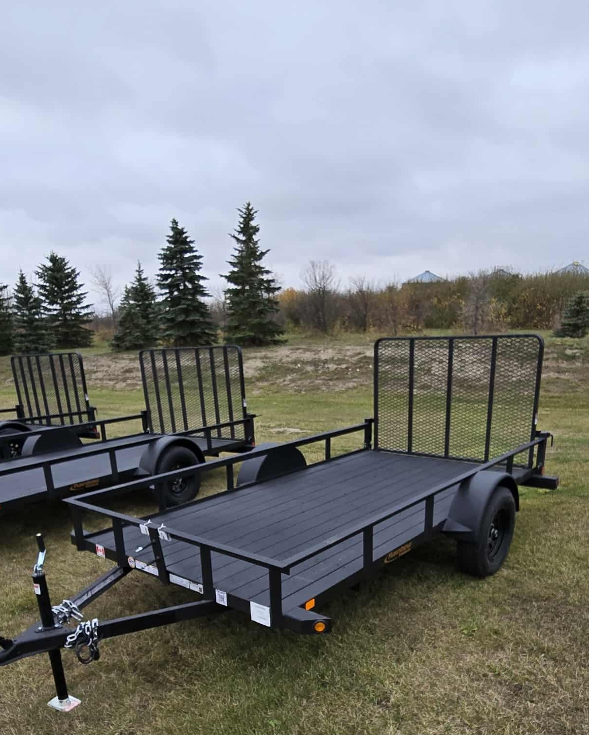 6' x 12' Angle Iron Side w 3500 lbs. Axle.