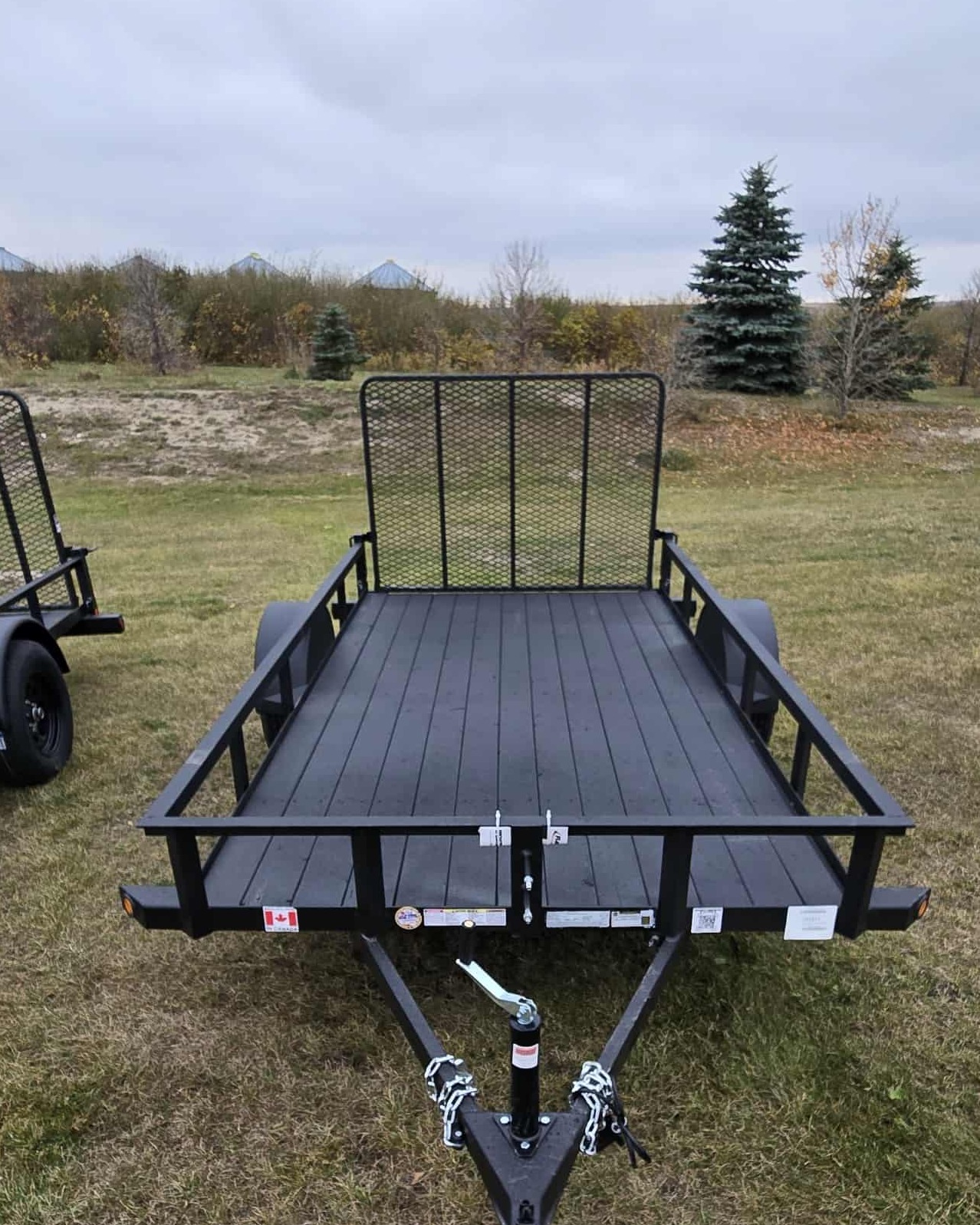 6' x 12' Angle Iron Side w 3500 lbs. Axle.