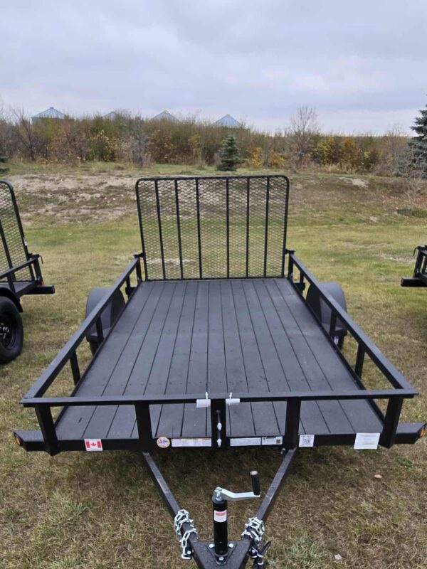 6.5' x 12' Angle Iron Side w 3500 lbs. Axle.